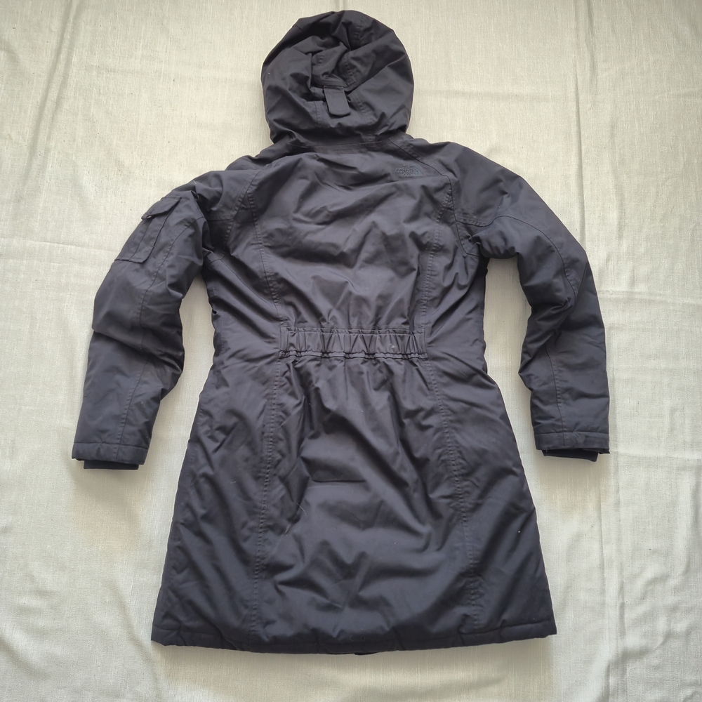 The North Face Women's Dark Gray Hooded Coat, Ski Jacket - Picture 2 of 13